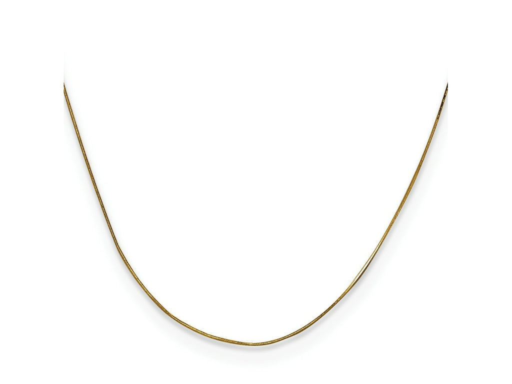 FJC Finejewelers 14 kt Yellow Gold .5 Octagonal Snake Chain 20 Inches x 0 mm