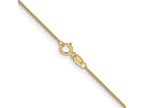 FJC Finejewelers 14 kt Yellow Gold .9 Curb Chain Anklet 10 Inches x 0 mm