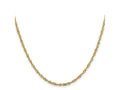 FJC Finejewelers 14 kt Yellow Gold Singapore Chain 22 Inches x 2 mm