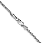 FJC Finejewelers 14 kt White Gold WG Spiga Chain 22 Inches x 1.7 mm