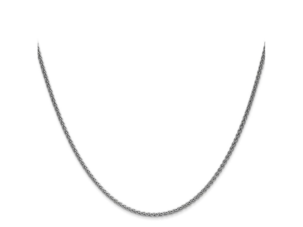 FJC Finejewelers 14 kt White Gold WG Spiga Chain 26 Inches x 1.7 mm