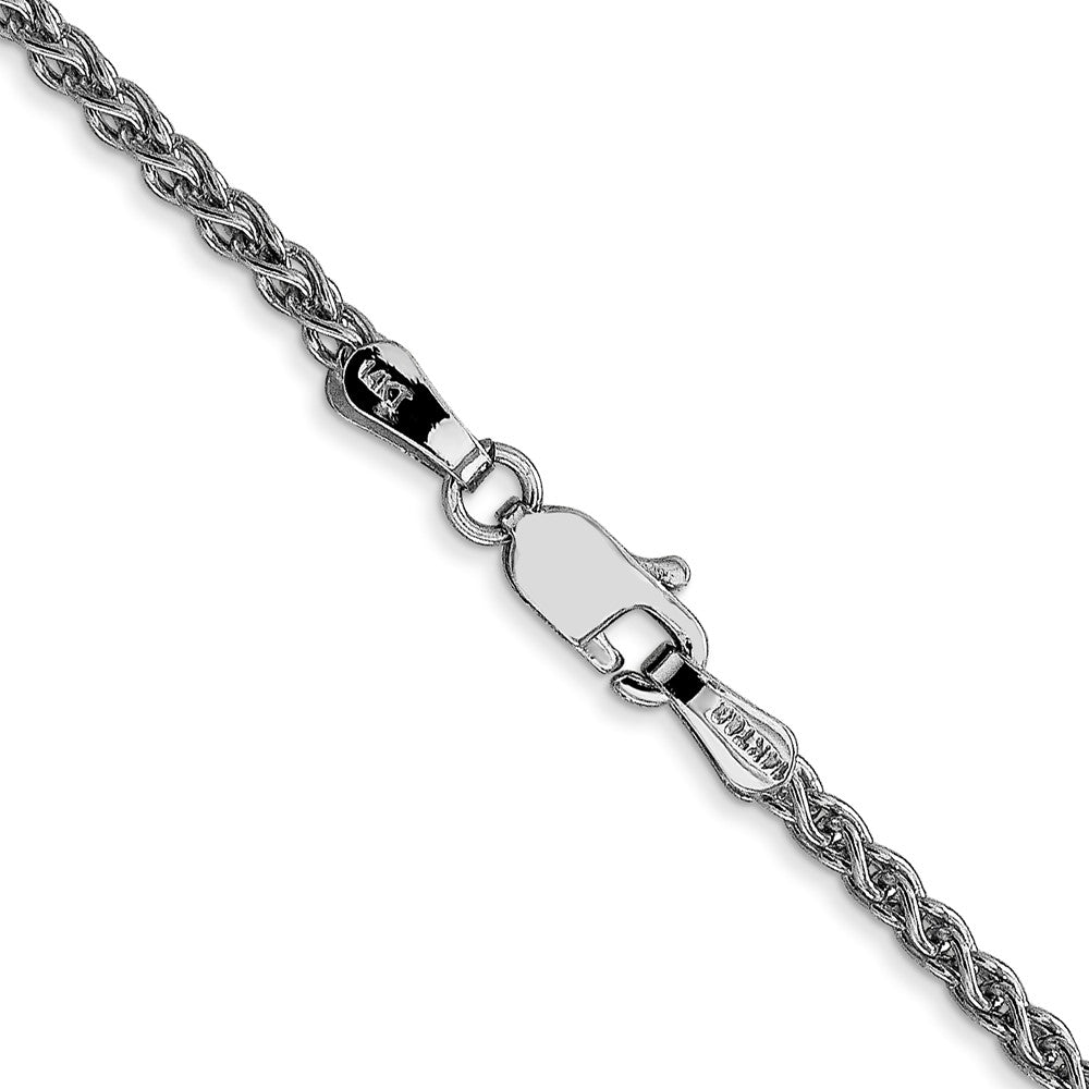 FJC Finejewelers 14 kt White Gold WG Spiga Chain 22 Inches x 2.1 mm