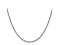 FJC Finejewelers 14 kt White Gold WG Spiga Chain 22 Inches x 2.1 mm