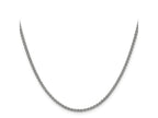FJC Finejewelers 14 kt White Gold WG Spiga Chain 22 Inches x 2.1 mm