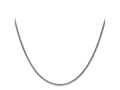 FJC Finejewelers 14 kt White Gold WG Bright Cut Spiga Chain 26 Inches x 1.7 mm