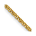FJC Finejewelers 14 kt Yellow Gold Bright Cut Spiga Chain 26 Inches x 2.1 mm