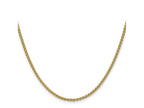 FJC Finejewelers 14 kt Yellow Gold Spiga Chain 26 Inches x 2.1 mm