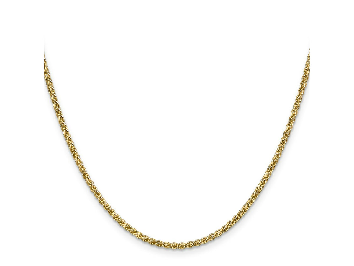 FJC Finejewelers 14 kt Yellow Gold Spiga Chain 26 Inches x 2.1 mm