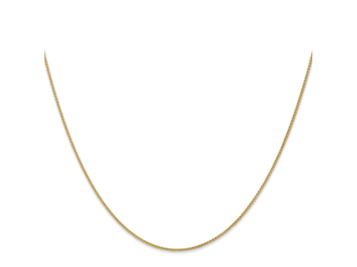 FJC Finejewelers 14 kt Yellow Gold Spiga with Lobster Clasp Chain 26 Inches x 1.05 mm