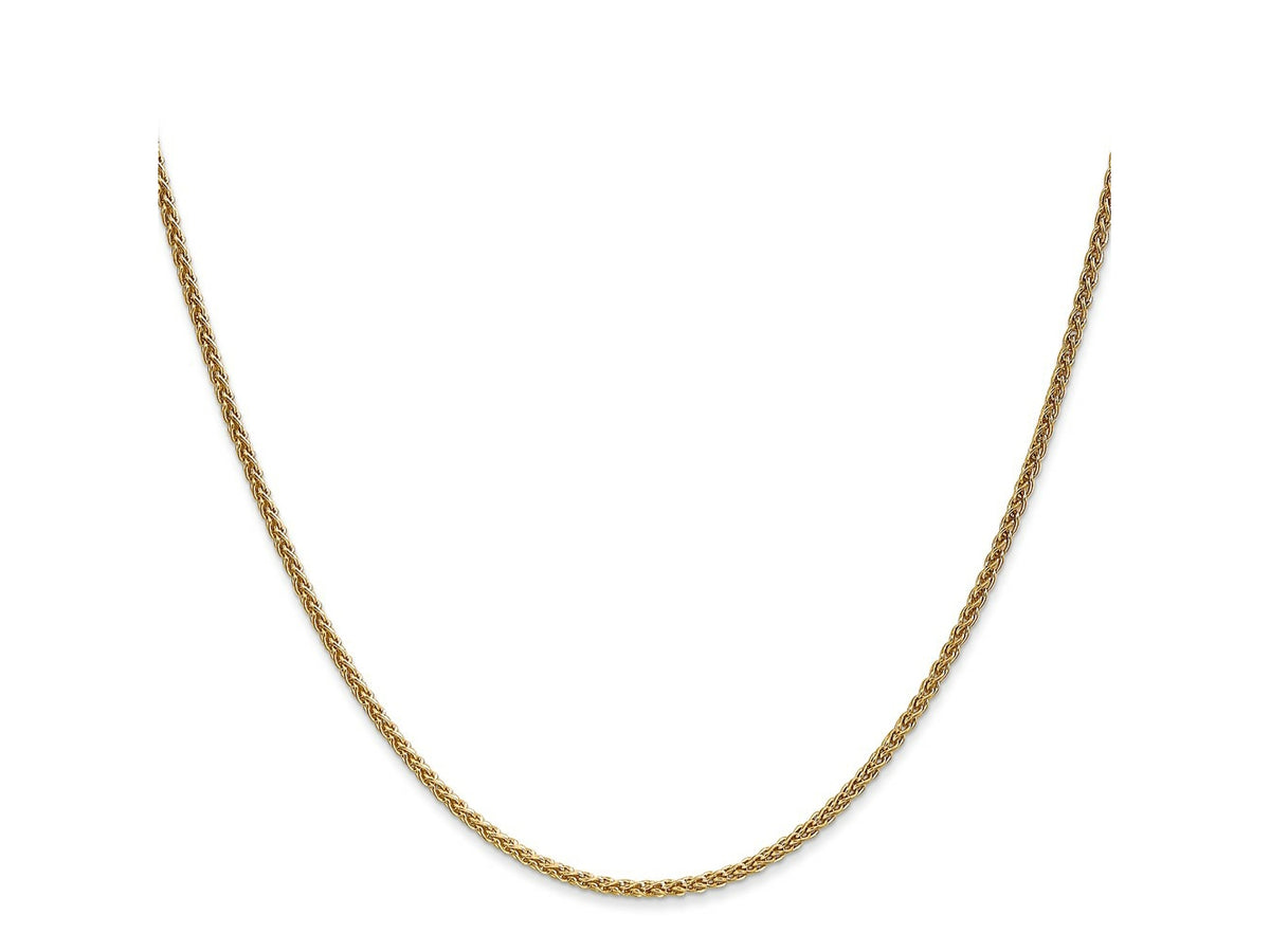 FJC Finejewelers 14 kt Yellow Gold Spiga Chain 26 Inches x 1.7 mm