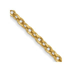 FJC Finejewelers 14 kt Yellow Gold Forzantine Cable Chain 26 Inches x 1.8 mm