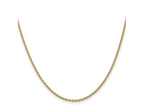 FJC Finejewelers 14 kt Yellow Gold Forzantine Cable Chain 26 Inches x 1.8 mm