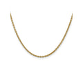 FJC Finejewelers 14 kt Yellow Gold Forzantine Cable Chain 30 Inches x 2.2 mm