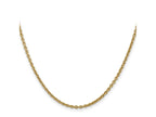 FJC Finejewelers 14 kt Yellow Gold Forzantine Cable Chain 30 Inches x 2.2 mm