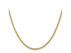 FJC Finejewelers 14 kt Yellow Gold Spiga Chain 26 Inches x 2.8 mm