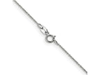 FJC Finejewelers 14 kt White Gold WG .75 Round Open Link Cable Chain Anklet 10 Inches x 0 mm