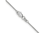 FJC Finejewelers 14 kt White Gold WG .95 Bright Cut Cable Chain Anklet 10 Inches x 0 mm