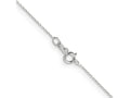 FJC Finejewelers 14 kt White Gold WG .6 Bright Cut Round Open Link Cable Chain Anklet 10 Inches x 0 mm