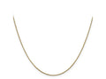 FJC Finejewelers 14 kt Yellow Gold Bright Cut Spiga with Lobster Clasp Chain 22 Inches x 0.85 mm