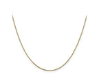FJC Finejewelers 14 kt Yellow Gold Bright Cut Spiga with Lobster Clasp Chain 22 Inches x 0.85 mm