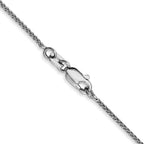 FJC Finejewelers 14 kt White Gold WG Spiga with Lobster Clasp Chain 26 Inches x 1.05 mm