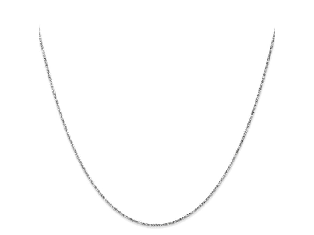 FJC Finejewelers 14 kt White Gold WG Spiga with Lobster Clasp Chain 26 Inches x 1.05 mm