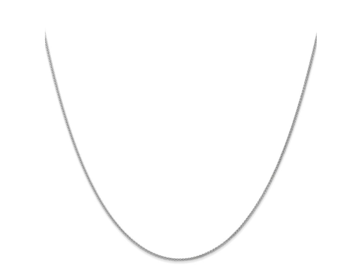 FJC Finejewelers 14 kt White Gold WG Spiga with Lobster Clasp Chain 26 Inches x 1.05 mm