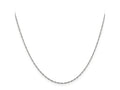 FJC Finejewelers 14 kt White Gold WG Singapore Chain 22 Inches x 1 mm