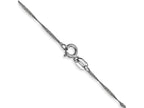 FJC Finejewelers 14 kt White Gold Singapore Bracelet Chain 5.5 Inches x 1 mm