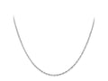 FJC Finejewelers 14 kt White Gold WG Singapore Chain 22 Inches x 1.1 mm