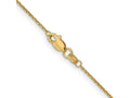 FJC Finejewelers 14 kt Yellow Gold .95 Bright Cut Cable Chain Anklet 10 Inches x 0 mm