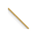 FJC Finejewelers 14 kt Yellow Gold Box with Lobster Clasp Chain 13 Inches x 0.5 mm