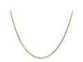 FJC Finejewelers 14 kt Yellow Gold Bright Cut Round Open Link Cable Chain 14 Inches x 1.4 mm