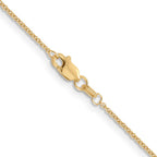 FJC Finejewelers 14 kt Yellow Gold Cable Chain 14 Inches x 1.2 mm