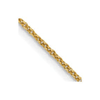 FJC Finejewelers 14 kt Yellow Gold Cable Chain 14 Inches x 1.2 mm