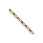 FJC Finejewelers 14 kt Yellow Gold Round Open Link Cable Chain Anklet 10 Inches x 1 mm