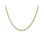 FJC Finejewelers 14 kt Yellow Gold Spiga Parisian Wheat Chain 26 Inches x 2.25 mm