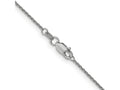 FJC Finejewelers 14 kt White Gold Round Open Link Cable Chain Anklet 10 Inches x 1 mm