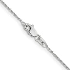 FJC Finejewelers 14 kt White Gold Spiga with Lobster Clasp Chain 26 Inches x 0.85 mm
