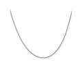 FJC Finejewelers 14 kt White Gold Spiga with Lobster Clasp Chain 26 Inches x 0.85 mm