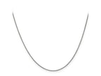 FJC Finejewelers 14 kt White Gold Spiga with Lobster Clasp Chain 26 Inches x 0.85 mm