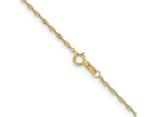 FJC Finejewelers 14 kt Yellow Gold 1.10mm Singapore Bracelet Chain 6 Inches x 1.1 mm
