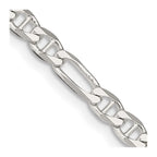 FJC Finejewelers 925 Sterling Silver Figaro Anchor Chain 20 Inches x 3.75 mm