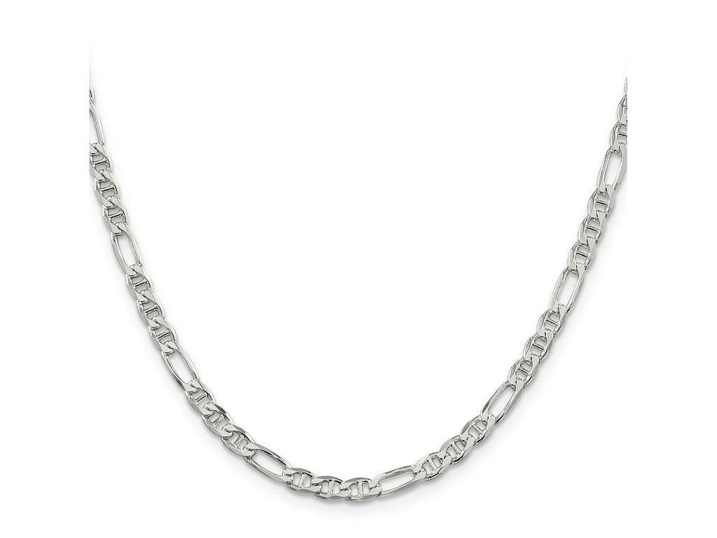 FJC Finejewelers 925 Sterling Silver Figaro Anchor Bracelet Chain 7 Inches x 3.75 mm
