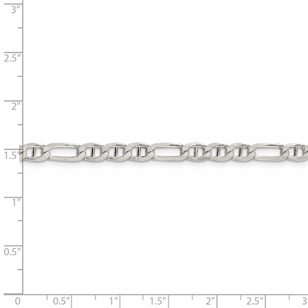 FJC Finejewelers 925 Sterling Silver Figaro Anchor Chain 18 Inches x 4.5 mm