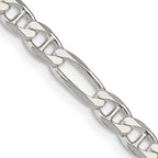 FJC Finejewelers 925 Sterling Silver Figaro Anchor Chain 28 Inches x 4.5 mm