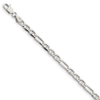 FJC Finejewelers 925 Sterling Silver Figaro Anchor Bracelet Chain 7 Inches x 4.5 mm