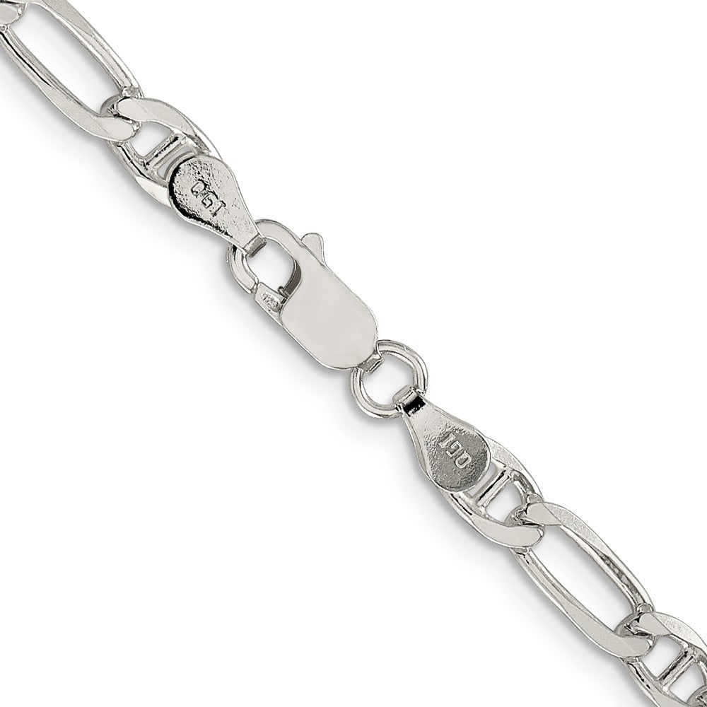 FJC Finejewelers 925 Sterling Silver Figaro Anchor Bracelet Chain 7 Inches x 4.5 mm