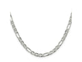FJC Finejewelers 925 Sterling Silver Figaro Anchor Bracelet Chain 7 Inches x 4.5 mm