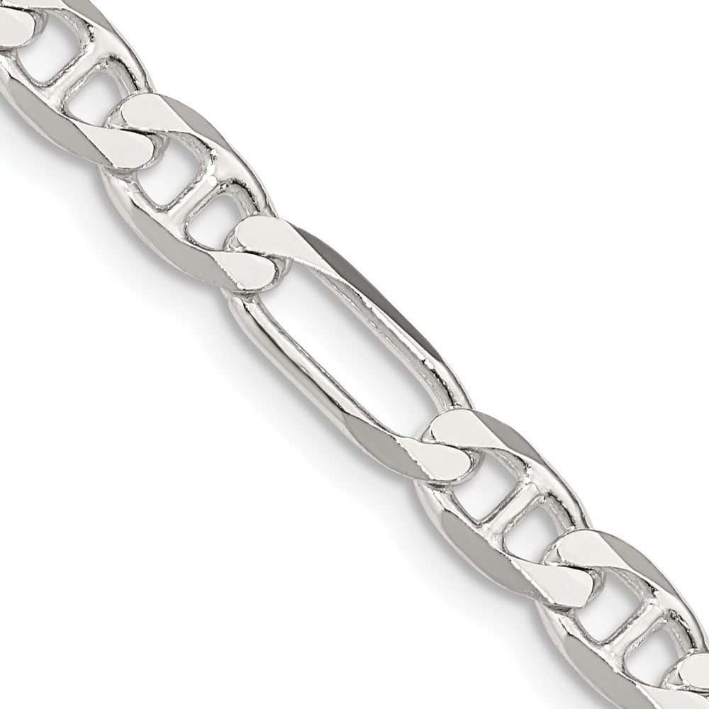 FJC Finejewelers 925 Sterling Silver Figaro Anchor Chain 28 Inches x 5.5 mm